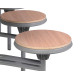8 Seat Primo Round Mobile Folding Table